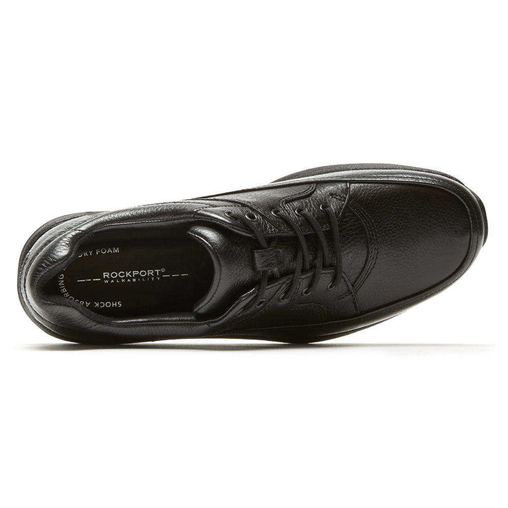 Zapatos Con Cordones Rockport Hombre Mexico - Edge Hill 2 Lace-To-Toe Negros - UYNGS0894